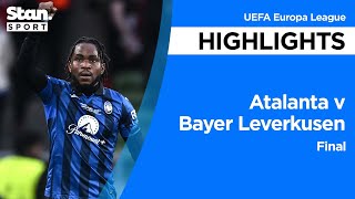 Atalanta v Bayer Leverkusen Highlights | 2023-24 | UEFA Europa League