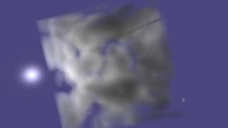 Volumetric clouds cube with self shadowing using deep opacity map implemented using OpenGL