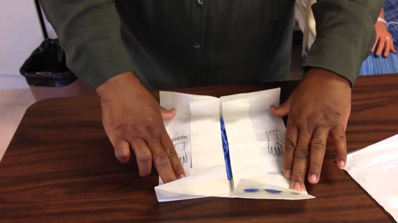 Applying Sterile Gloves YouTube