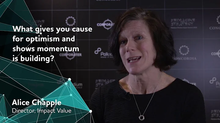 Alice Chapple (Director, Impact Value) at the Posi...