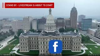 LIVE: Michigan Speaker Matt Hall holds press conference after budget deal announced