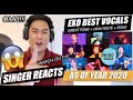 EXO BEST LIVE VOCALS 2020 | SINGER REACTION