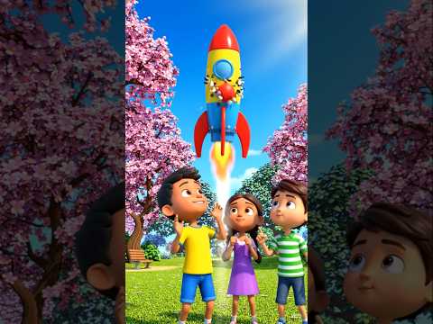 Knocked down the rocket with a ball. #shorts #UsaShorts #kidscartoonshorts