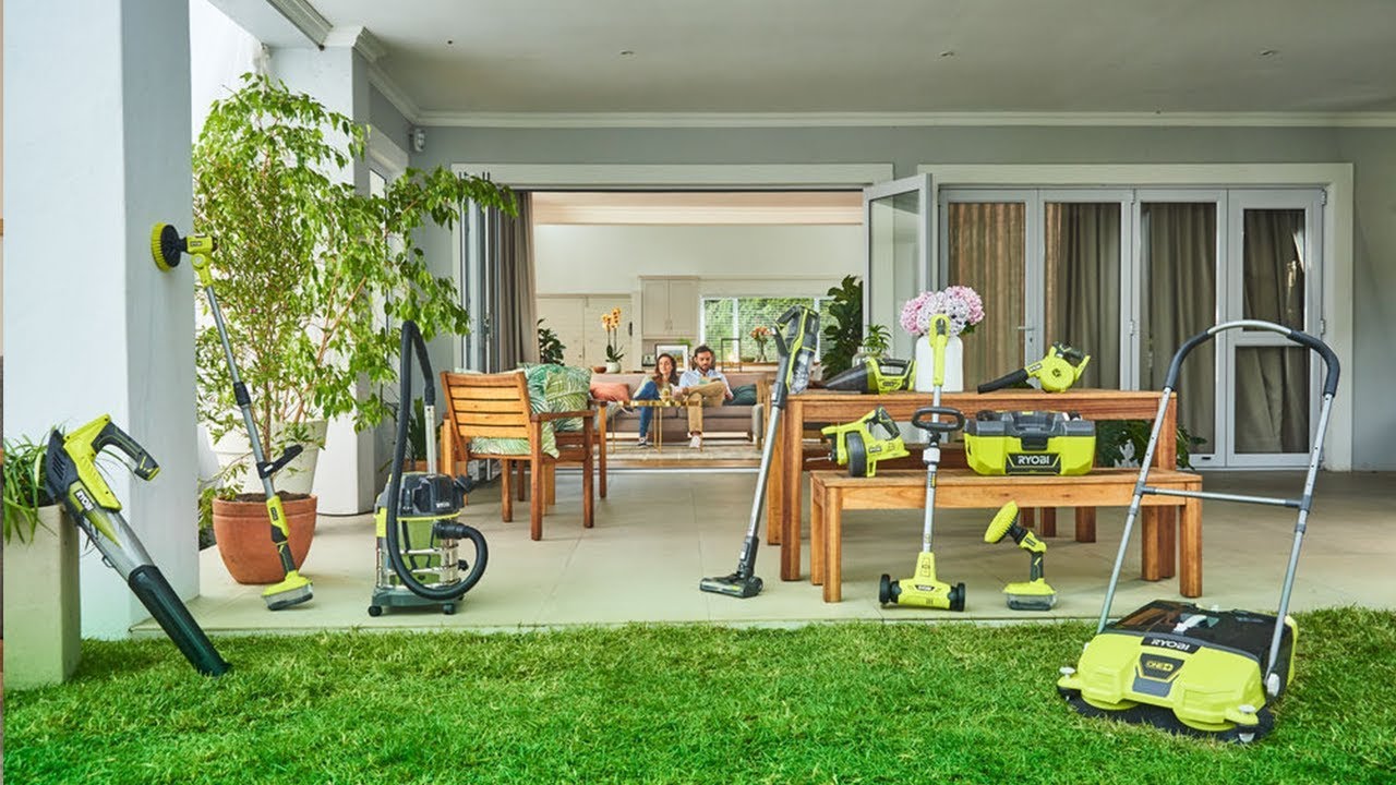 Ryobi ONE+ Gama de unelte pentru curățenie - 100+ Scule electrice. Un singur acumulator [RO]