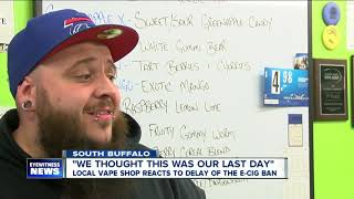 Celebrity Local vape shop reacts to delay of e-cig ban Profile