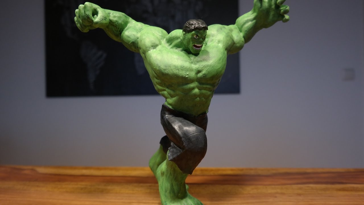 Hulk 3d Gedruckt Und Bemalt 3d Printing Timelapse 3d Druck Zep To Youtube