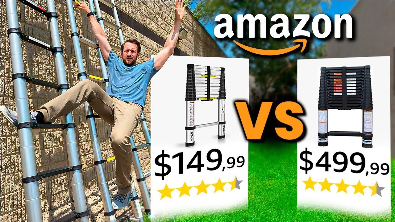 $149 VS $500 Telescoping Ladder from  