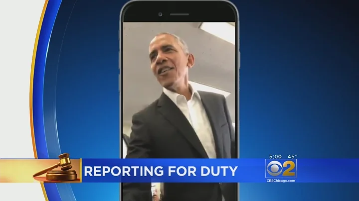 Former President Obama Reports For Jury Duty