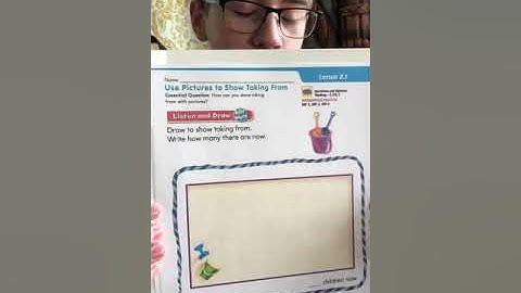 Go math chapter 2 lesson one or lesson 2.1 first grade for kids