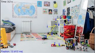 Eye-tracking demo for object-in-scene search.