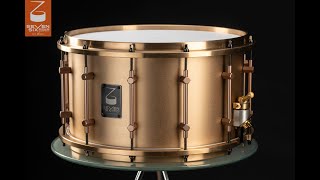 Seven Six Drum Company's Bronze Beast III - cast bronze snare drum from New Orleans' custom drum co