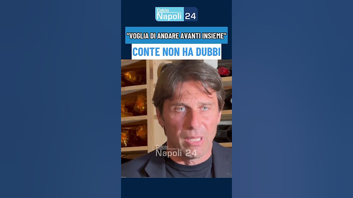 CONTE makes all NAPLES FANS EXCITED 😍💙