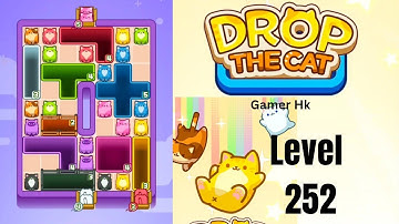 Drop The Cat Level 252 Walkthrough Solution 