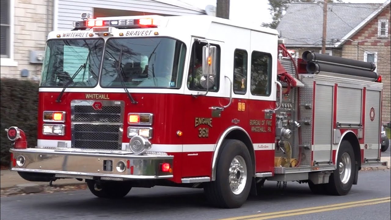 Whitehall Township Fire Department Engine 3611 Responding 12/7/21 YouTube