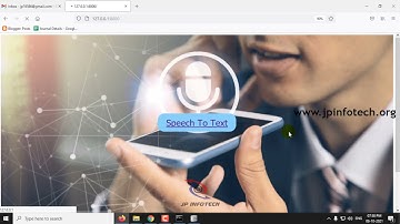 Speech to Text Conversion using Django | Python Final Year Project