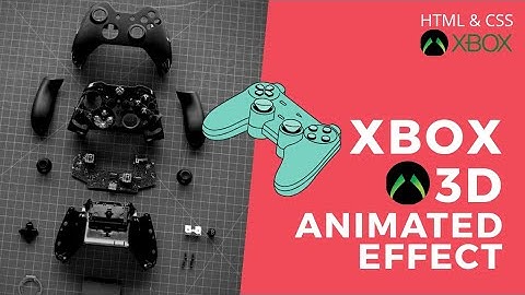 💣💥Xbox 3d animation effect using html and css | hovering effects | 3💣💥💣