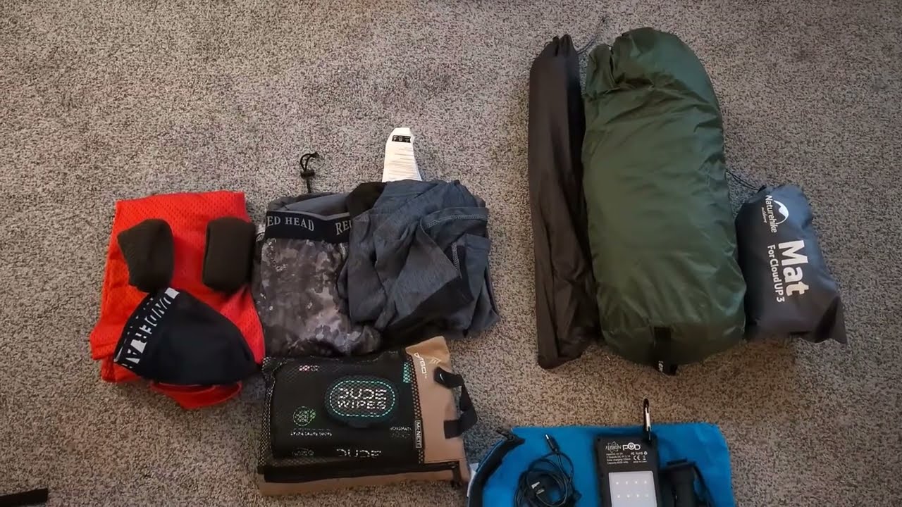 Osprey Stratos 36L Bag Loadout For 1-2 Day trip