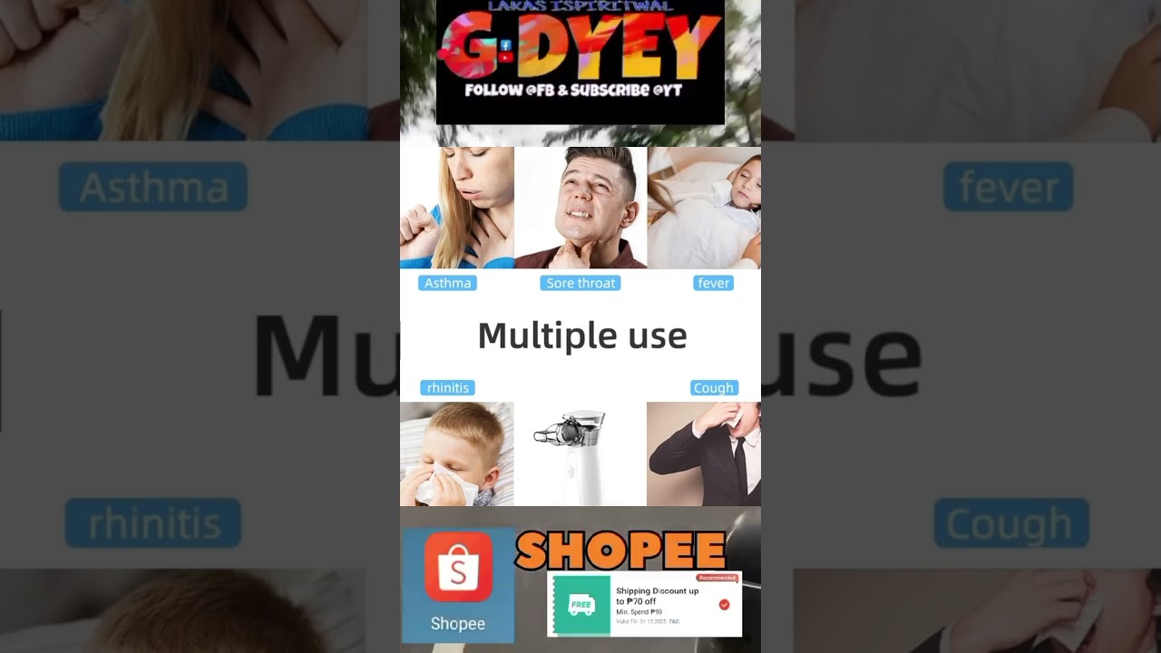 Portable Nebulizer Handheld Rechargeable 