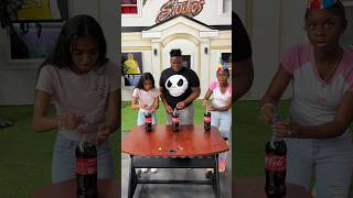 Big boy does coke & mentos experiment #shorts