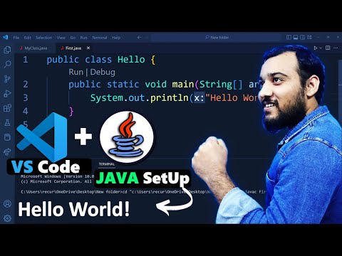 How to setup Visual Studio Code for Java | Java Extension for visual studio code | Coding Wallah