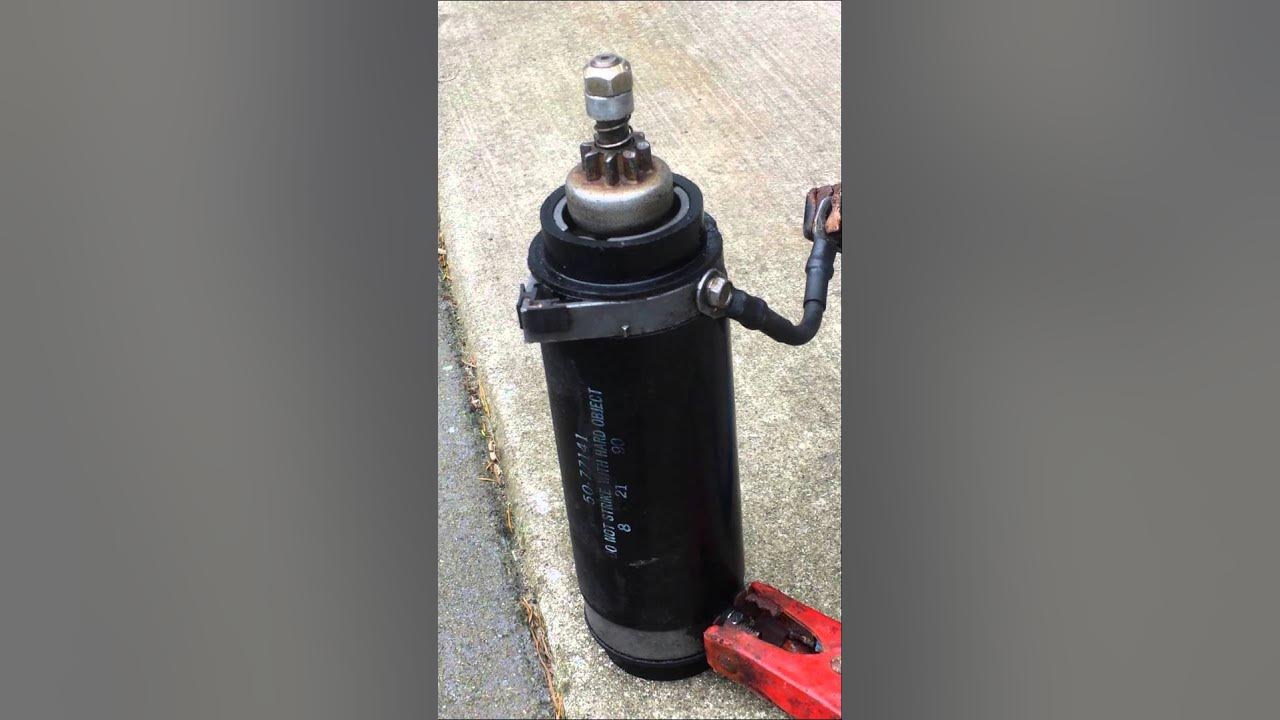 How to Test an Outboard Motor Starter YouTube