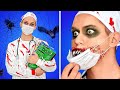 IDE KOSTUM HALLOWEEN SERU DAN SUPER SERAM || DIY Kiat Makeup Seram dan Prank Pesta oleh 123 GO! BOYS