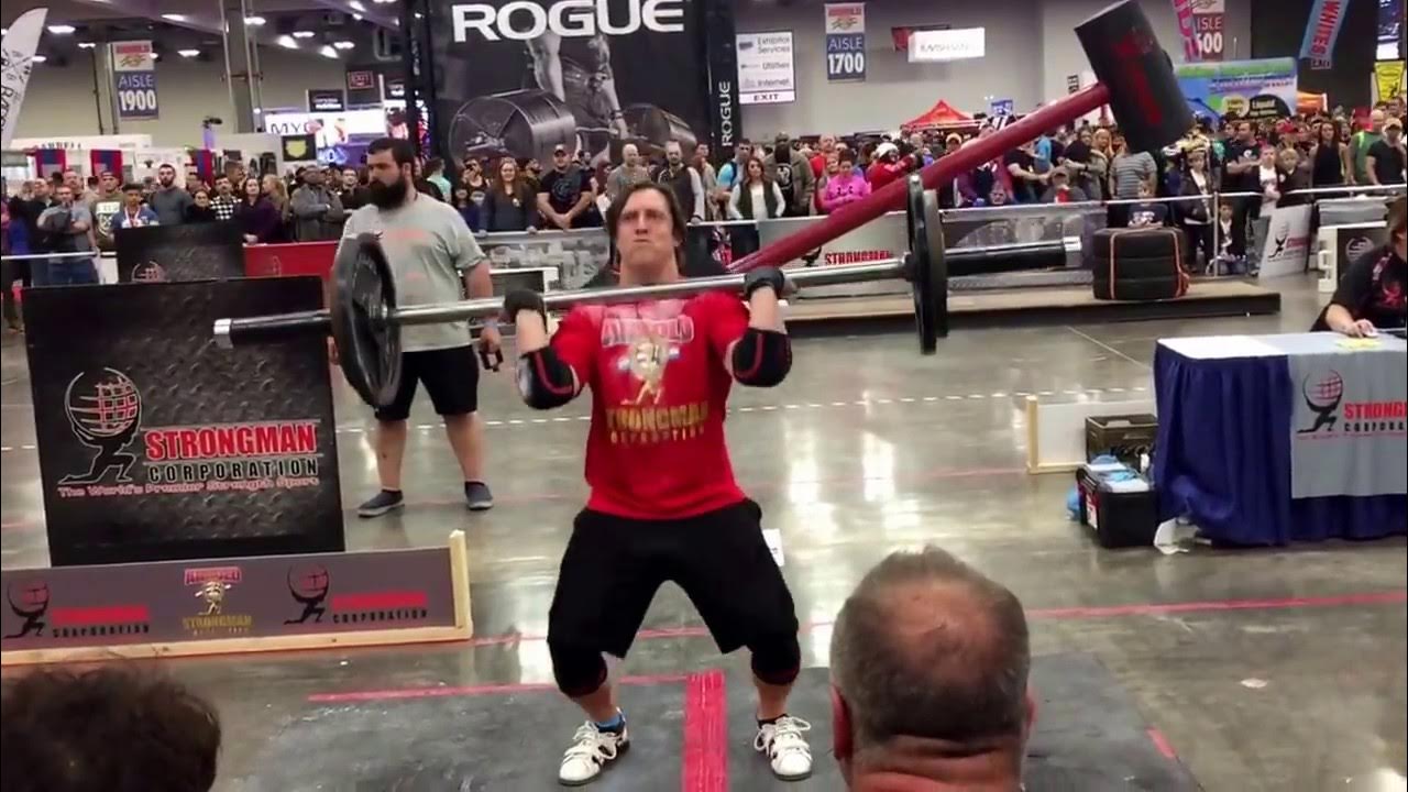 2017 Strongman 80kg World Championships Axle clean & press away YouTube