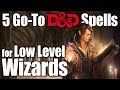 5 Go to D&D Wizard Spells for Tier 1 5th Edition Dungeons and Dragons