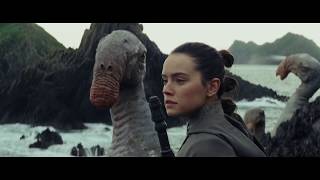 Star Wars The Last Jedi 2017 Luke Skywalker Obtaining Green Milk Full Scene Full Hd 1080P