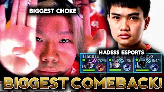 The Biggest Choke and The Biggest Comeback in MPL Singapore History! Aamon Debut in Game 7? 😱