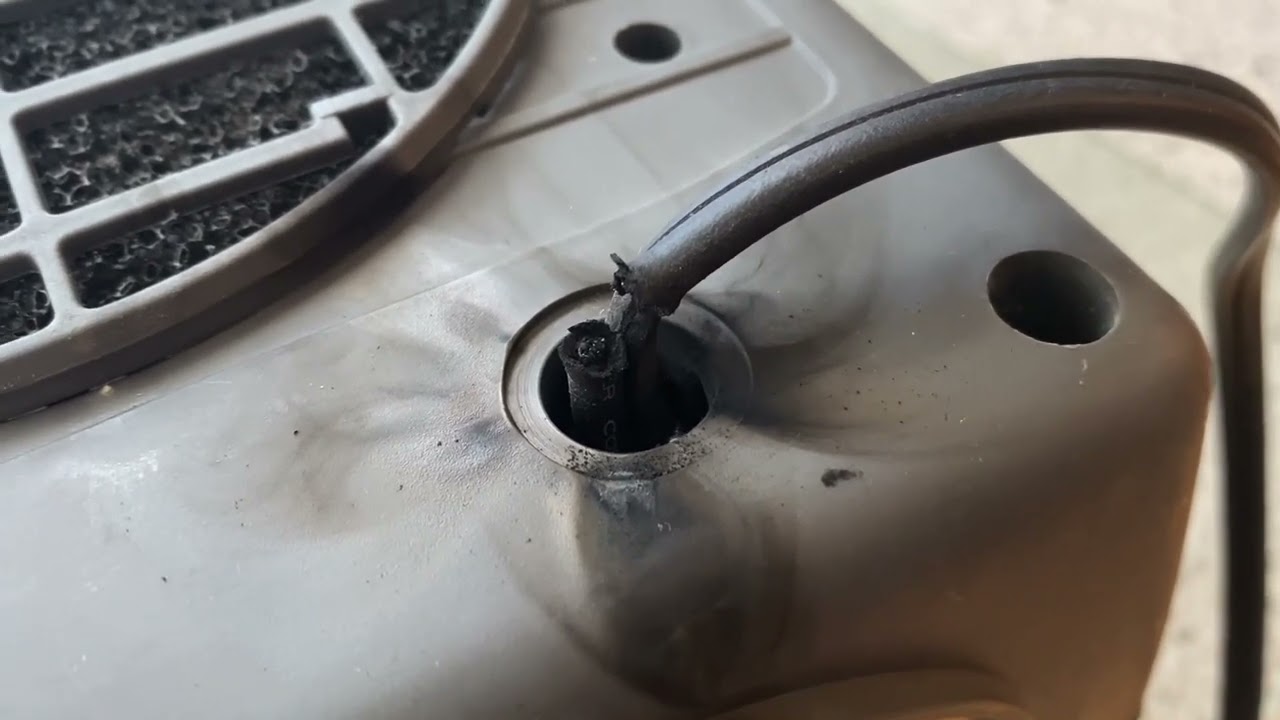 Electric heater almost burned down our house. YouTube