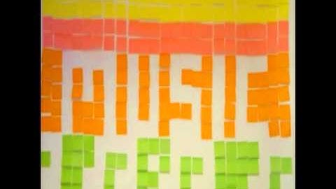 Stop-motion post-it notes