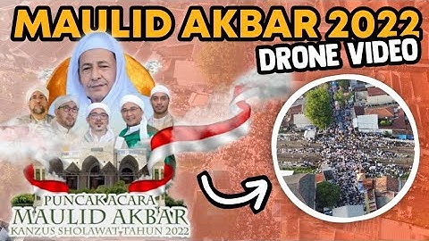 Maulid Akbar 2022, kanzus sholawat Pekalongan drone video