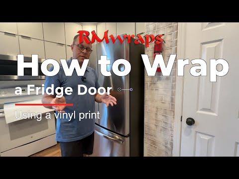 Step-by-Step Guide: How to Wrap Your Fridge Door with Vinyl