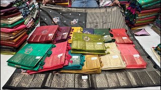 chickpet Bangalore wholesale Sarees||Single saree courier available