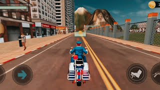 Police Motor Bike 3D Game-Crime police vice city Bike Games 2022 screenshot 1