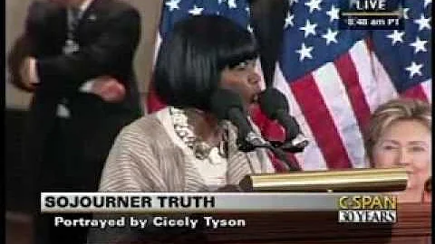 Cicely Tyson "Ain't I a woman?"