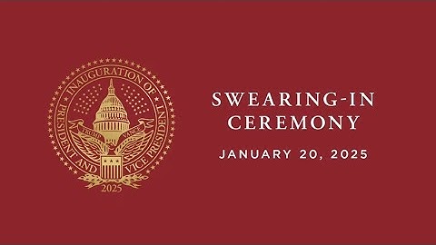 The 60th president inauguration ceremony of USA Donald Trump. Swearing in Ceremony January 20,2025.