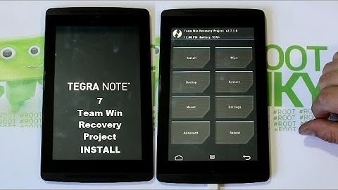 Tegra Note 7 TWRP Recovery install with Super Tool 2.4.T