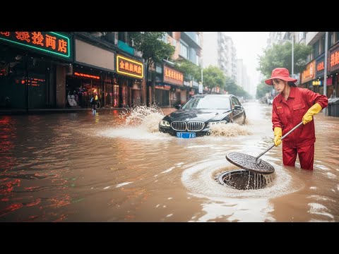 Draining a MASSIVE Flood in The City – You Won’t Believe This! - YouTube