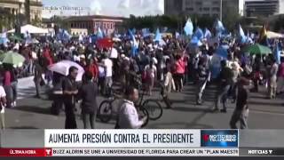 Video: Miles exigen la renuncia del presidente de Guatemala