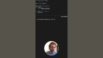 Making an API with Python! #python #shorts