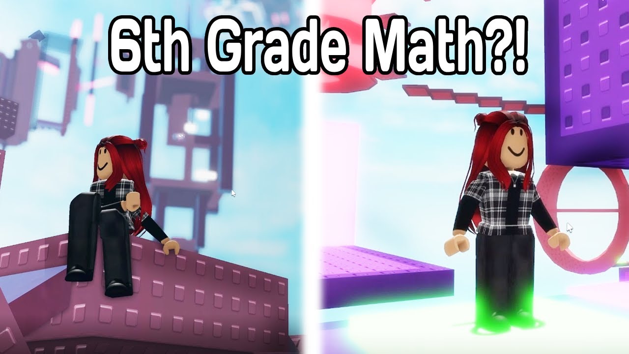 I Still Remember This?! | Roblox - Math Difficulty Chart Obby! (Level: Grade 6)