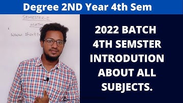 2022 batch 4th semster INTRODUTION about all subjectsl #shorttricks4u #4thsemesterexam #newsyllabus