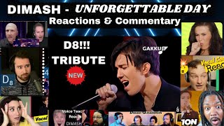 Part 1| D8! Tribute! | DIMASH | Unforgettable Day - GAKKU | Reactions Compilation and Commentary