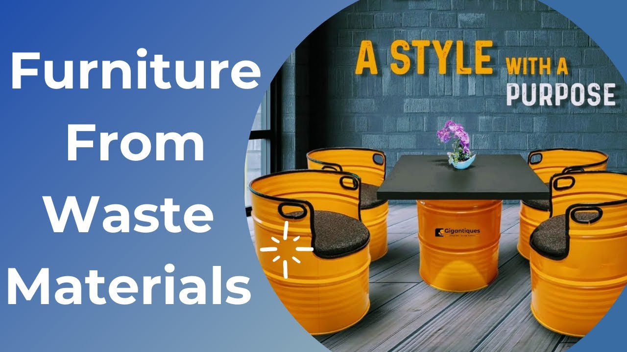 Furniture From Waste Material YouTube