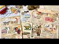 ENG SUB『ジャーナル素材の小さなコラージュを作ります』メイキング動画（collage journal with me♪）