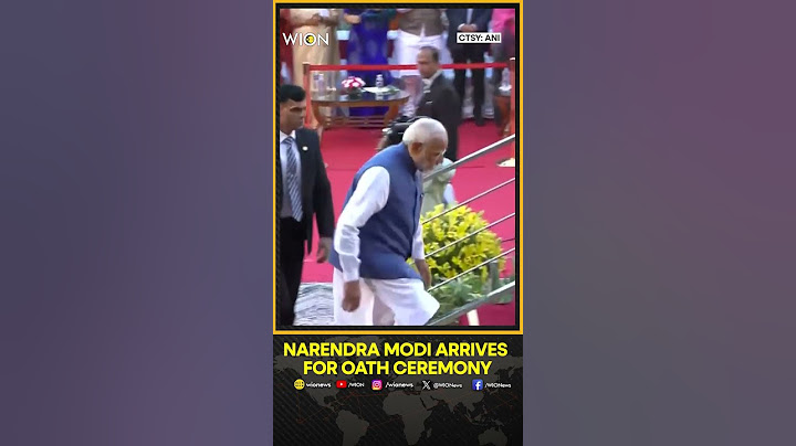 PM Modi Oath Ceremony News: PM Modi arrives at Rashtrapati Bhavan for oath-taking ceremony