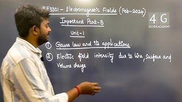Electromagnetic fields important questions EE3301 Anna University Sem 3 Exam Important questions