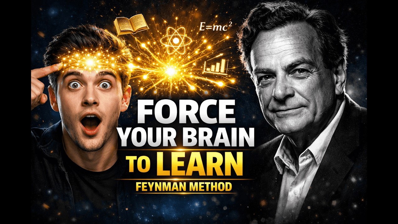 Force Your Mind to Learn Anything You Want – Richard Feynman’s Powerful Method